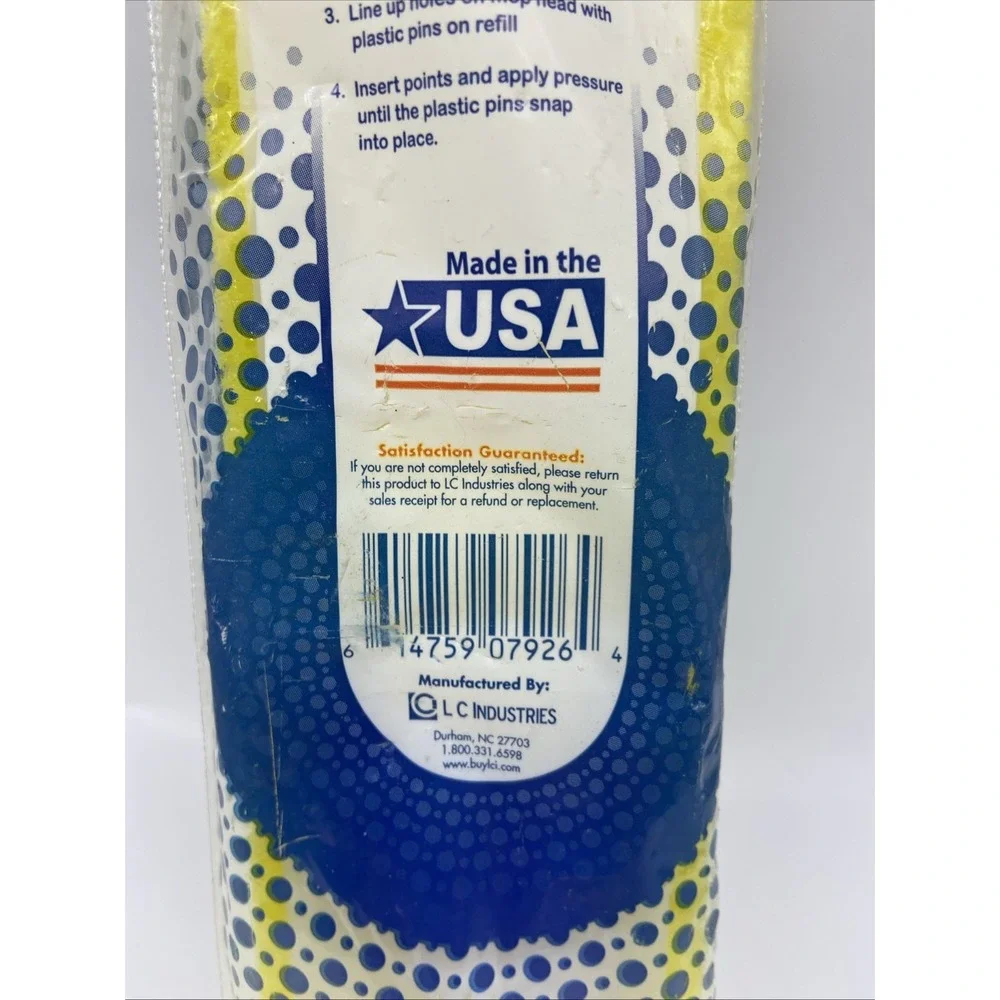 Skilcraft Butterfly Mop Refill Type O Absorbent Cellulose Sponge Yellow USA Made